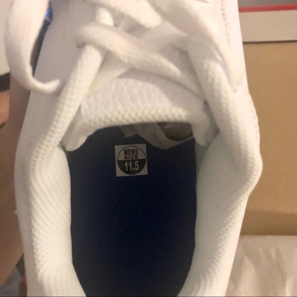 Nike Ebernon Low Premium White Swish Shoe NEW - Picture 7 of 8